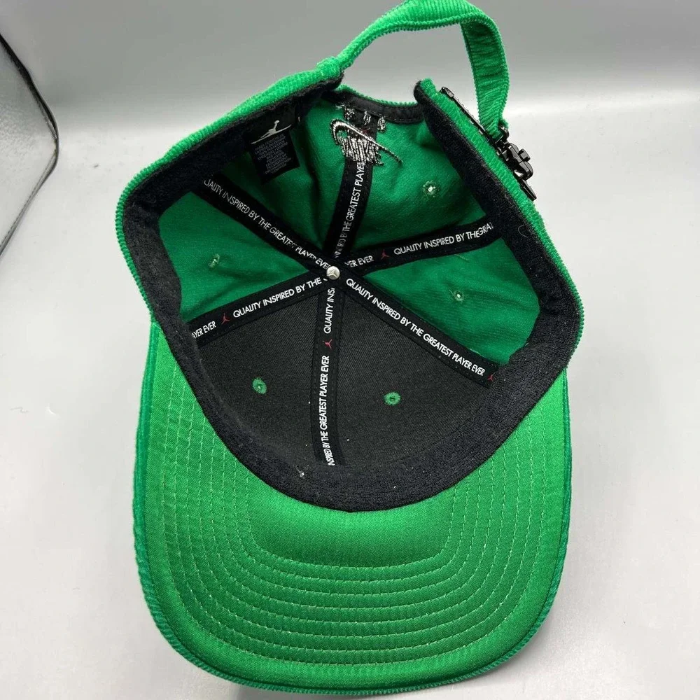 Air‎ Jordan Wings Hat Men Green Corduroy Jumpman Strap Back Cap